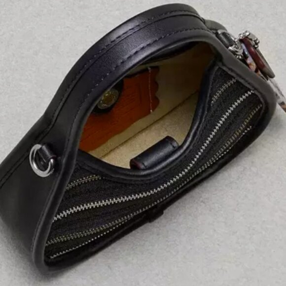 COACHTOPIA Mini Ergo Bag In Upcrafted Zippers - Black NWT - Picture 3 of 6